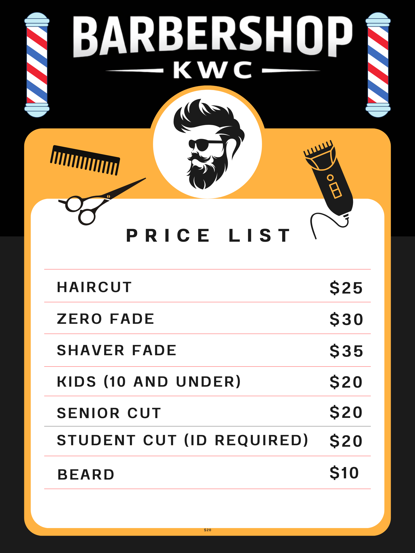 Price List